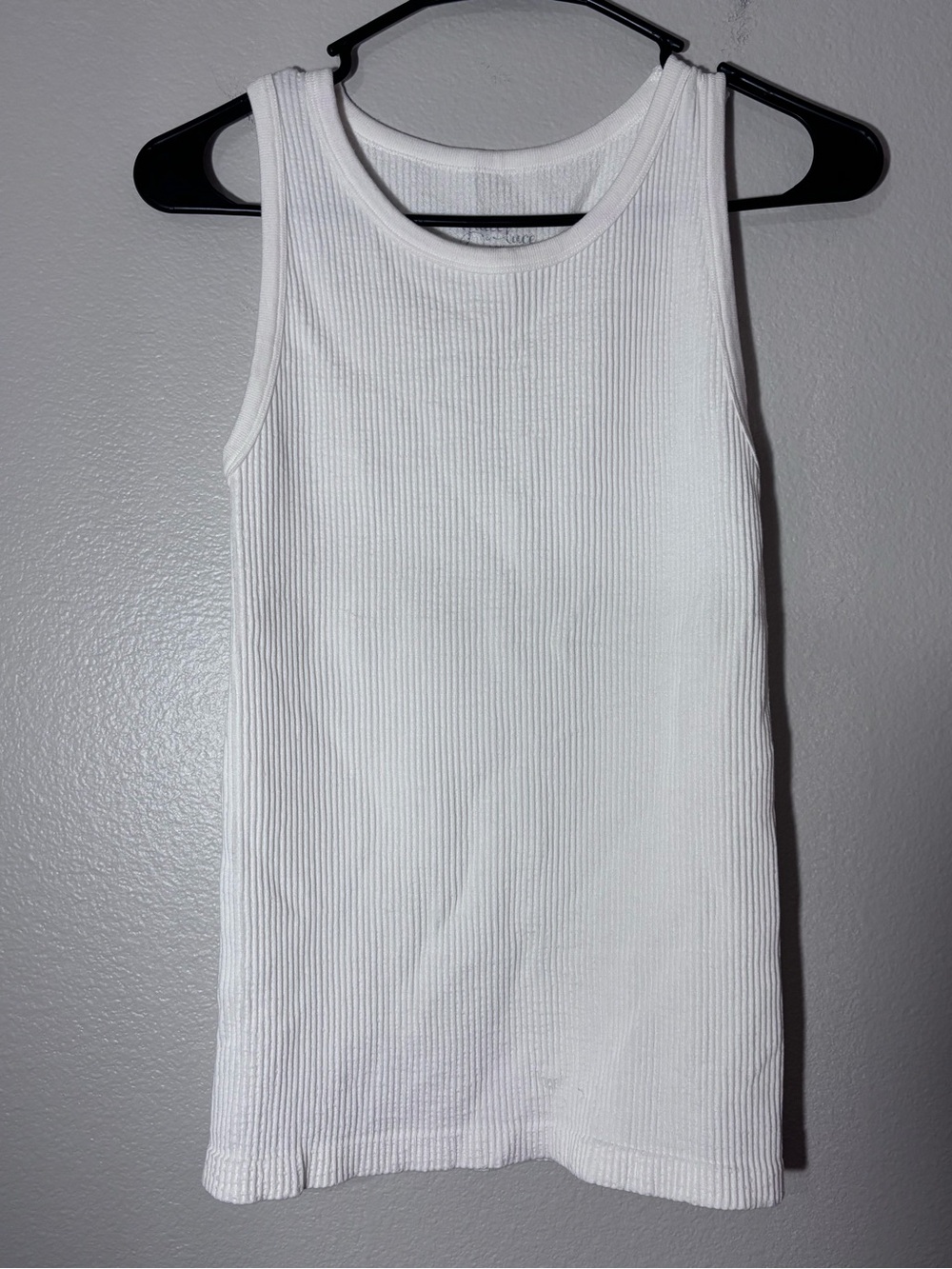 Grace & Lace White Ribbed Tank